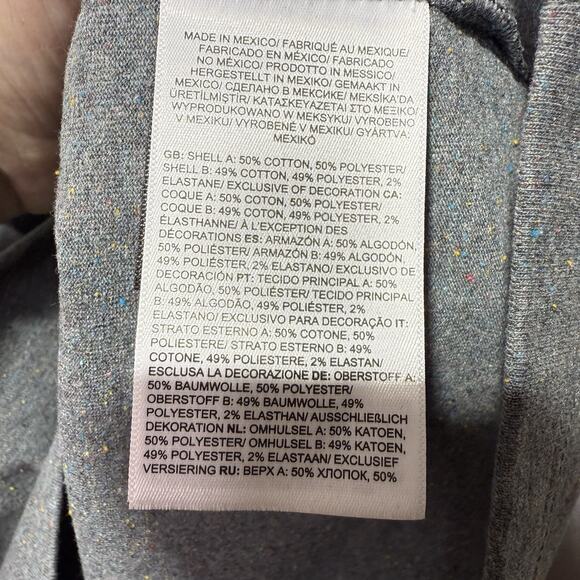 The North Face Regrind Crop T-Shirt Women's Size XXL Gray Speckled - Picture 5 of 7